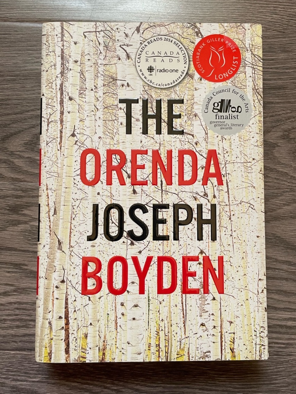 Book: The Orenda by Joseph Boyden